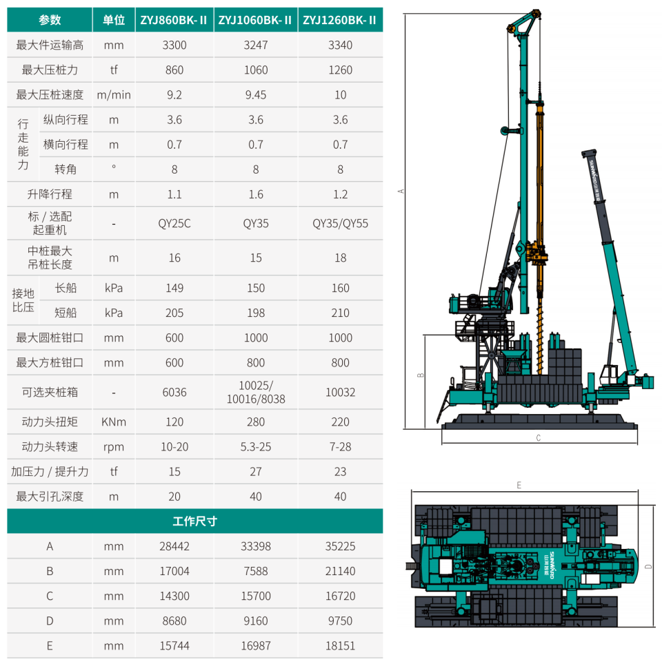 ZYJ860BK-II 引孔式靜力壓樁機(jī)